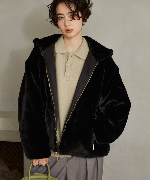 FREAK'S STORE(フリークスストア)の「TATRAS/タトラス YUMOLA/ユモラ/LCKA0039033588(その他アウター・レディース・ライトグレー/ブラック・2/1)」の17枚目の写真