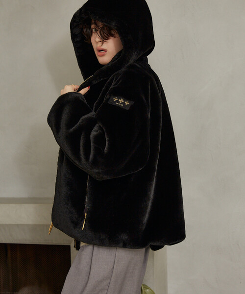 FREAK'S STORE(フリークスストア)の「TATRAS/タトラス YUMOLA/ユモラ/LCKA0039033588(その他アウター・レディース・ライトグレー/ブラック・2/1)」の20枚目の写真