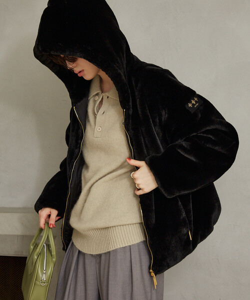 FREAK'S STORE(フリークスストア)の「TATRAS/タトラス YUMOLA/ユモラ/LCKA0039033588(その他アウター・レディース・ライトグレー/ブラック・2/1)」の21枚目の写真