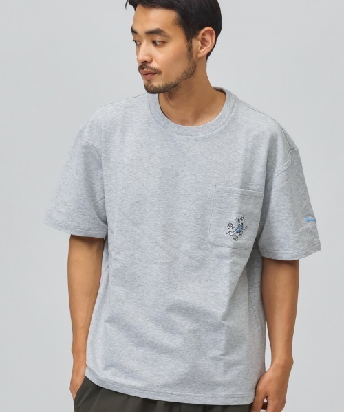 PUMA(プーマ)の「プーマ PUMA ESS ELEVATED MX ベビーテリー SS ポケットTシャツ(Tシャツ/カットソー・メンズ・グレー/ホワイト/ブラック・S/M/L/LL/3L)」の3枚目の写真