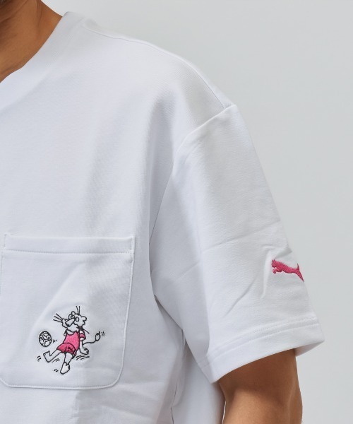 PUMA(プーマ)の「プーマ PUMA ESS ELEVATED MX ベビーテリー SS ポケットTシャツ(Tシャツ/カットソー・メンズ・グレー/ホワイト/ブラック・S/M/L/LL/3L)」の8枚目の写真