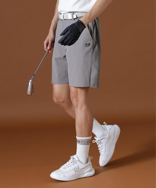 MASTER BUNNY EDITION(マスターバニーエディション)の「布帛切り替えショートパンツ (MENS)(その他パンツ・メンズ・ブラック/グレー・MEDIUM/X-LARGE/LARGE)」の2枚目の写真