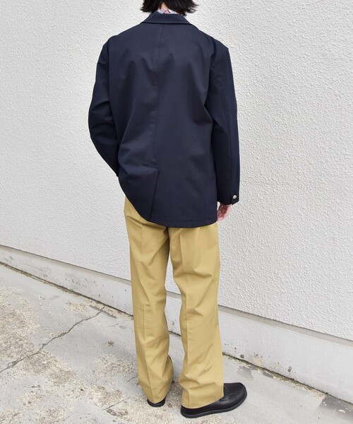 SHIPS any(シップス エニィ)の「ウール混 ツイル ブレザー ジャケット◇(テーラードジャケット・メンズ・ネイビー・LARGE/MEDIUM/SMALL/X-LARGE)」の3枚目の写真