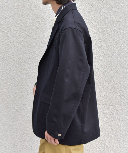 SHIPS any(シップス エニィ)の「ウール混 ツイル ブレザー ジャケット◇(テーラードジャケット・メンズ・ネイビー・LARGE/MEDIUM/SMALL/X-LARGE)」の6枚目の写真