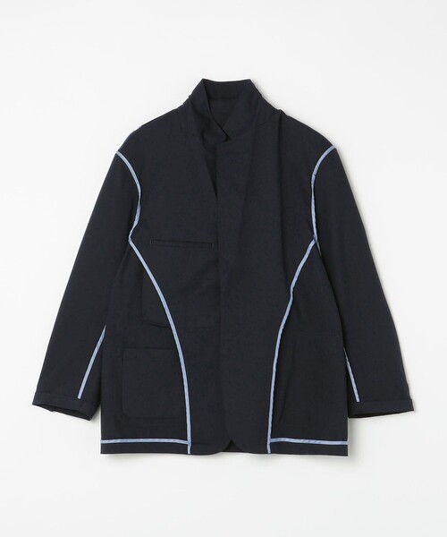 SHIPS any(シップス エニィ)の「ウール混 ツイル ブレザー ジャケット◇(テーラードジャケット・メンズ・ネイビー・LARGE/MEDIUM/SMALL/X-LARGE)」の17枚目の写真