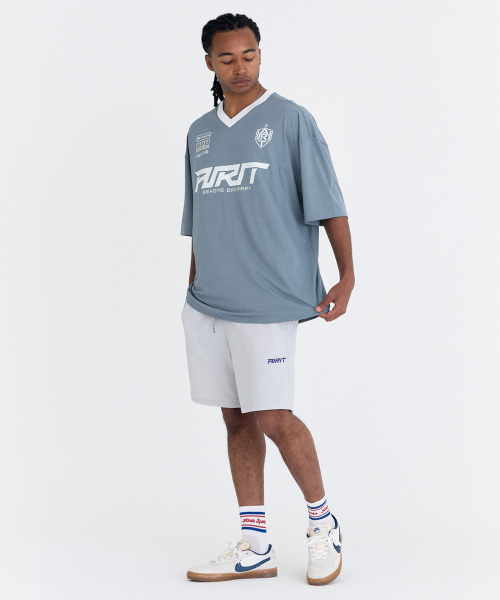 AIRIT(アイリット)の「モーションフィールド フットボール ジャージ AM1232 BL(Tシャツ/カットソー・メンズ・スカイブルー・X-LARGE/XXX-LARGE/XXXXX-LARGE)」の3枚目の写真