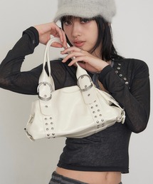 WHO'S WHO gallery | 【WEB限定】ダブルバックルミニボストンバッグ(ボストンバッグ)