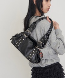 【WEB限定】ダブルバックルミニボストンバッグ