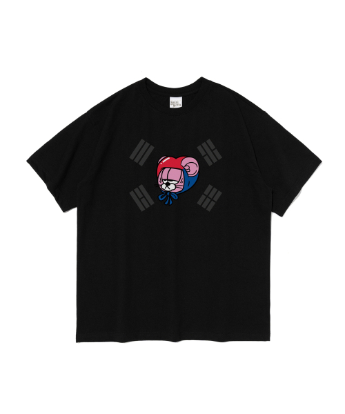 BERNI(ベルニ)の「テグク 半袖Tシャツ (ブラック)(Tシャツ/カットソー・レディース・その他・MEDIUM/LARGE/X-LARGE/2XL/SMALL)」の1枚目の写真