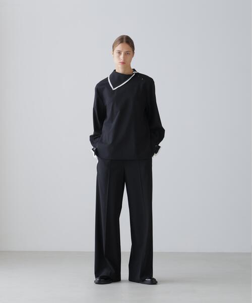ADORE(アドーア)の「ドライタッチトロパンツ(その他パンツ・レディース・ベージュ/ブラック・38)」の3枚目の写真