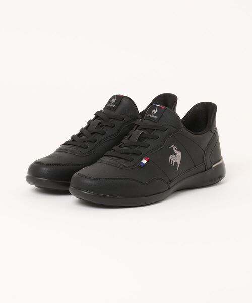 le coq sportif(ルコックスポルティフ)の「le coq sportif ルコックスポルティフ LCS SEGUR 3 WIDE R SI【防水/超軽量】レディーススニーカー(LCSセギュール3ワイドRSI)(スニーカー・レディース・ブラック/ホワイト・23.5cm/24.0cm/24.5cm/25.0cm/22.5cm/23.0cm)」の2枚目の写真