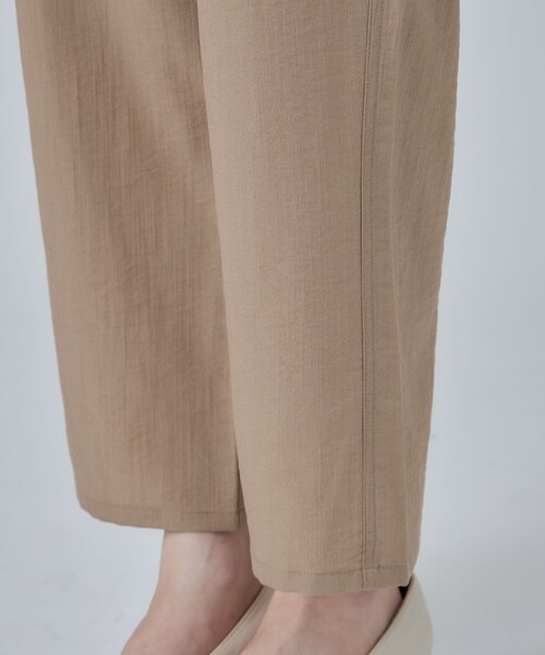 SHOO・LA・RUE(シューラルー)の「【S-LL/洗濯機可】ボタンがアクセント ストレートクロップドパンツ(その他パンツ・レディース・ブラック/ネイビー/ベージュ・04/03/02/01)」の22枚目の写真