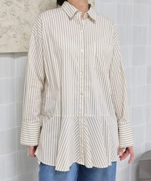 Ameri（アメリ）の「LOW WAIST FLARE SHIRT（シャツ/ブラウス）」