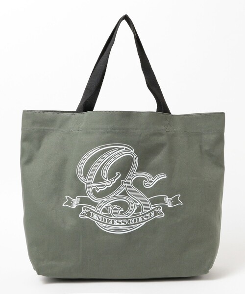 BEAMS T(ビームスティー)の「OPTICALSTAR / Tote Bag(トートバッグ・メンズ・オリーブ・ONE SIZE)」の3枚目の写真