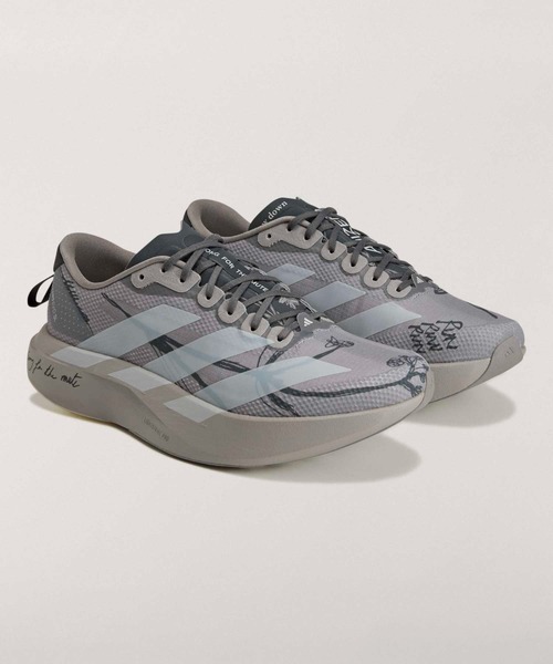 adidas(アディダス)の「アディゼロ EVO SL / Adizero EVO SL / ランニングシューズ / アディダス adidas(スニーカー・メンズ・グレー・25.0cm/24.5cm/25.5cm/29.0cm/26.0cm/28.5cm/26.5cm/27.0cm/28.0cm/27.5cm)」の6枚目の写真