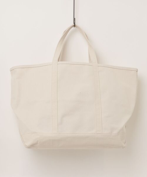 L.L.Bean(エルエルビーン)の「【L.L.Bean/エルエルビーン】キャンバス ボートトートバッグ ラージサイズ(トートバッグ・レディース・ブラック/アイボリー/オリーブ/ブルー/ダークグリーン・FREE)」の1枚目の写真