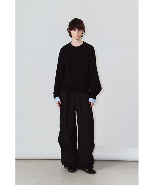 Knuth Marf(クヌースマーフ)の「2way cuffs normcore knit(unisex)(ニット/セーター・レディース・ブラック/ブラウン/グレー/ピンク・FREE)」の6枚目の写真
