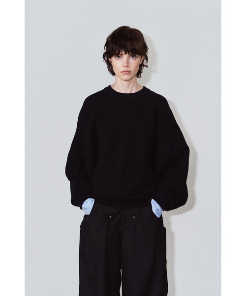 Knuth Marf(クヌースマーフ)の「2way cuffs normcore knit(unisex)(ニット/セーター・レディース・ブラック/ブラウン/グレー/ピンク・FREE)」の8枚目の写真