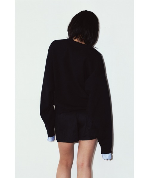 Knuth Marf(クヌースマーフ)の「2way cuffs normcore knit(unisex)(ニット/セーター・レディース・ブラック/ブラウン/グレー/ピンク・FREE)」の13枚目の写真