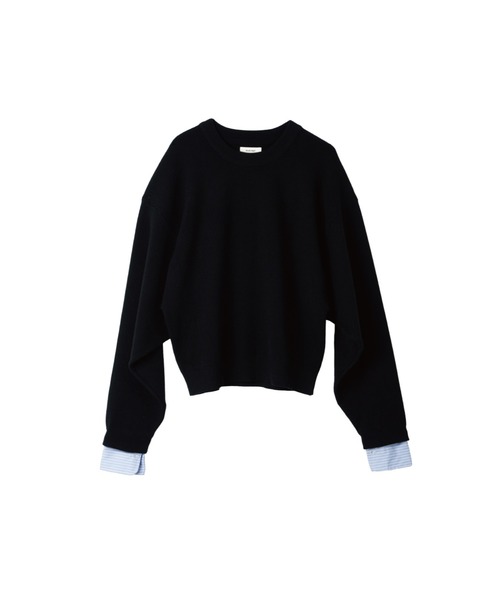 Knuth Marf(クヌースマーフ)の「2way cuffs normcore knit(unisex)(ニット/セーター・レディース・ブラック/ブラウン/グレー/ピンク・FREE)」の19枚目の写真