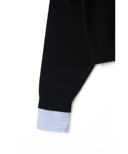 Knuth Marf(クヌースマーフ)の「2way cuffs normcore knit(unisex)(ニット/セーター・レディース・ブラック/ブラウン/グレー/ピンク・FREE)」の21枚目の写真