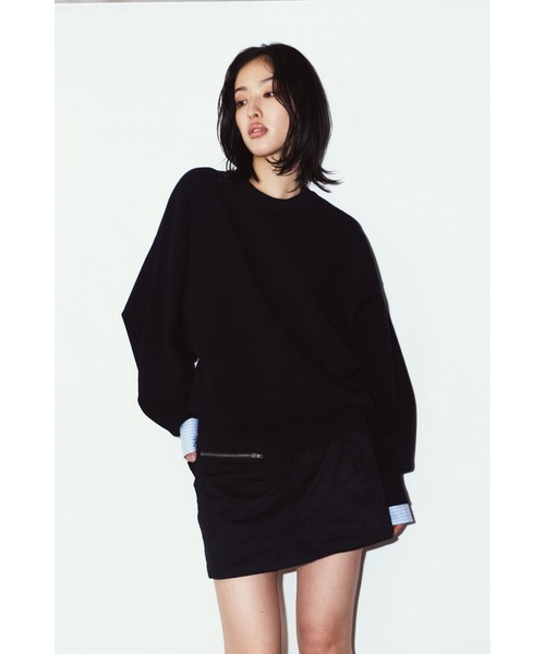 Knuth Marf(クヌースマーフ)の「2way cuffs normcore knit(unisex)(ニット/セーター・レディース・ブラック/ブラウン/グレー/ピンク・FREE)」の5枚目の写真