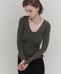 Basic V-Neck Knit / ベーシックVネックニット