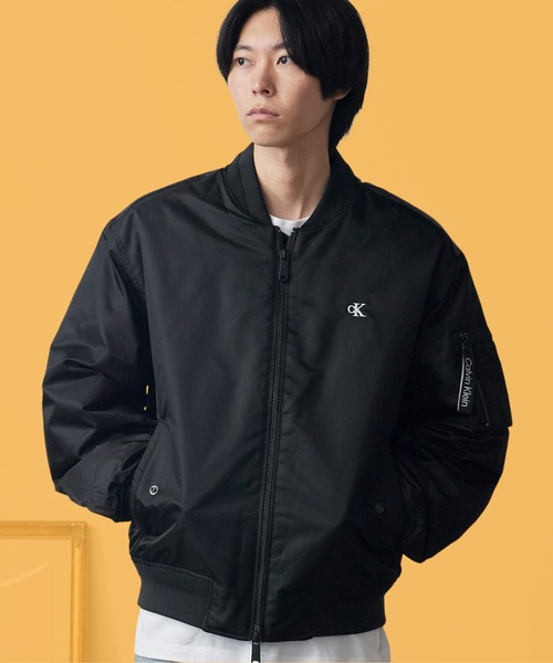 Calvin Klein/カルバンクライン LS JEANS NYLON BOMBER JKT ボンバー