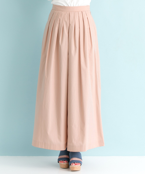 URBAN RESEARCH（アーバンリサーチ）の「UR タイプライタータックワイドスカンツ（その他パンツ・レディース・ピンク/ベージュ系その他・FREE）」の9枚目の写真