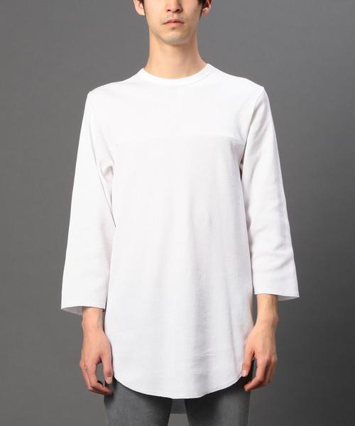 MONKEY TIME(モンキータイム)の「<monkey time> 30サーマル ロング クオータースリーブ Tシャツ◆(Tシャツ/カットソー・メンズ・オリーブ/ダークグレー/ホワイト・SMALL/MEDIUM/LARGE)」の2枚目の写真