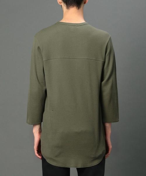 MONKEY TIME(モンキータイム)の「<monkey time> 30サーマル ロング クオータースリーブ Tシャツ◆(Tシャツ/カットソー・メンズ・オリーブ/ダークグレー/ホワイト・SMALL/MEDIUM/LARGE)」の10枚目の写真