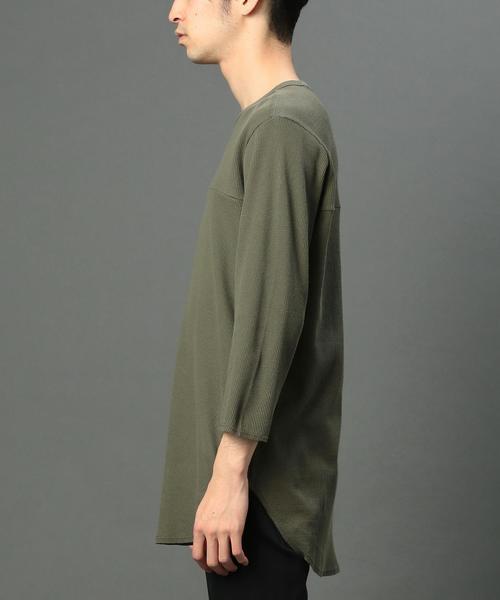 MONKEY TIME(モンキータイム)の「<monkey time> 30サーマル ロング クオータースリーブ Tシャツ◆(Tシャツ/カットソー・メンズ・オリーブ/ダークグレー/ホワイト・SMALL/MEDIUM/LARGE)」の11枚目の写真