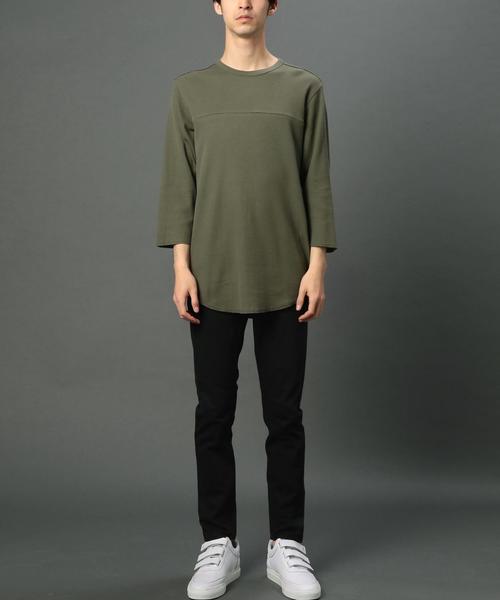 MONKEY TIME(モンキータイム)の「<monkey time> 30サーマル ロング クオータースリーブ Tシャツ◆(Tシャツ/カットソー・メンズ・オリーブ/ダークグレー/ホワイト・SMALL/MEDIUM/LARGE)」の12枚目の写真