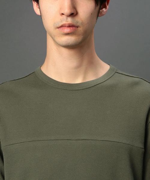 MONKEY TIME(モンキータイム)の「<monkey time> 30サーマル ロング クオータースリーブ Tシャツ◆(Tシャツ/カットソー・メンズ・オリーブ/ダークグレー/ホワイト・SMALL/MEDIUM/LARGE)」の13枚目の写真