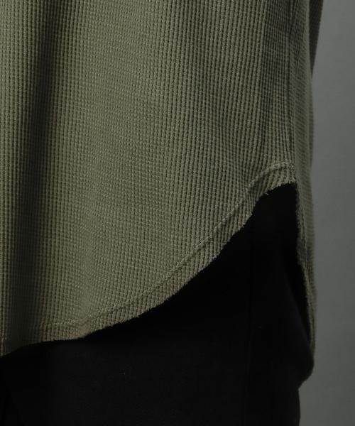 MONKEY TIME(モンキータイム)の「<monkey time> 30サーマル ロング クオータースリーブ Tシャツ◆(Tシャツ/カットソー・メンズ・オリーブ/ダークグレー/ホワイト・SMALL/MEDIUM/LARGE)」の15枚目の写真