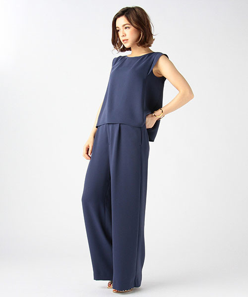 ESTNATION(エストネーション)の「ESTNATION ワイドパンツ(その他パンツ・レディース・ライトグレー/ブルー/ブラック/ネイビー/オフホワイト・36/38)」の10枚目の写真