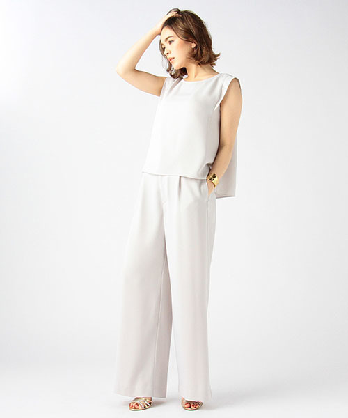 ESTNATION(エストネーション)の「ESTNATION ワイドパンツ(その他パンツ・レディース・ライトグレー/ブルー/ブラック/ネイビー/オフホワイト・36/38)」の11枚目の写真