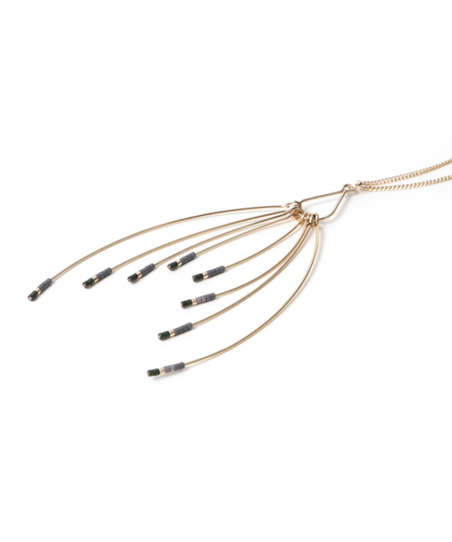 earth music&ecology（アースミュージックアンドエコロジー）の「【2016Autumn】プチビーズロングネックレス（ネックレス・レディース・レッド/グリーン/ブルー・FREE）」の5枚目の写真