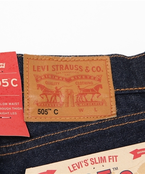 Levi's（リーバイス）の「505C ストレートスリムフィット/ELVIS/14.2oz（デニムパンツ・レディース・ダークインディゴブルー・24inch/25inch/26inch/27inch/23inch/28inch/29inch）」の6枚目の写真
