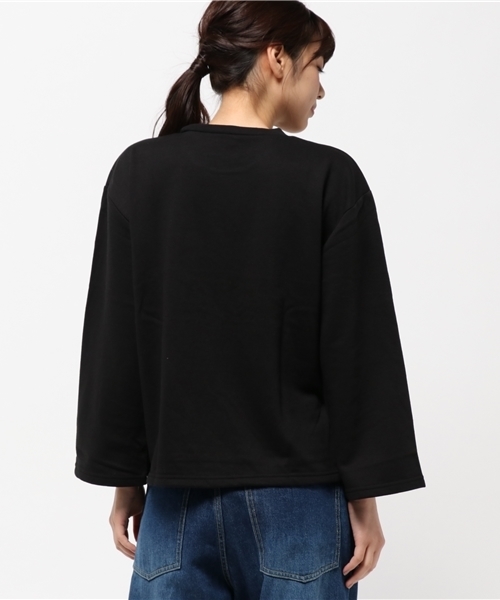 SpRay（スプレイ）の「【新色入荷】花刺繍スウェット（スウェット・レディース・ネイビー/ブラック/ワイン/オフホワイト/グレー/ブルー/ピンク/カーキ・FREE）」の11枚目の写真