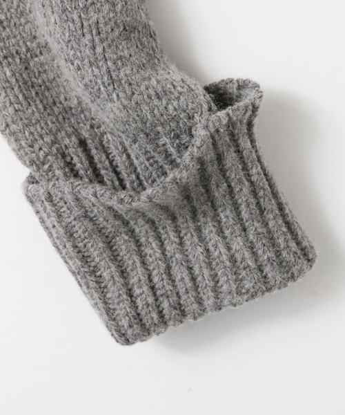 URBAN RESEARCH Sonny Label（アーバンリサーチサニーレーベル）の「Sonny Label ラムウールオーバーニットプルオーバー（ニット/セーター・レディース・ブラウン/ライトカーキ/オフホワイト/グレー・FREE）」の16枚目の写真