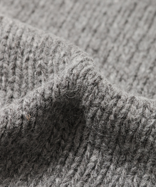 URBAN RESEARCH Sonny Label（アーバンリサーチサニーレーベル）の「Sonny Label ラムウールオーバーニットプルオーバー（ニット/セーター・レディース・ブラウン/ライトカーキ/オフホワイト/グレー・FREE）」の18枚目の写真