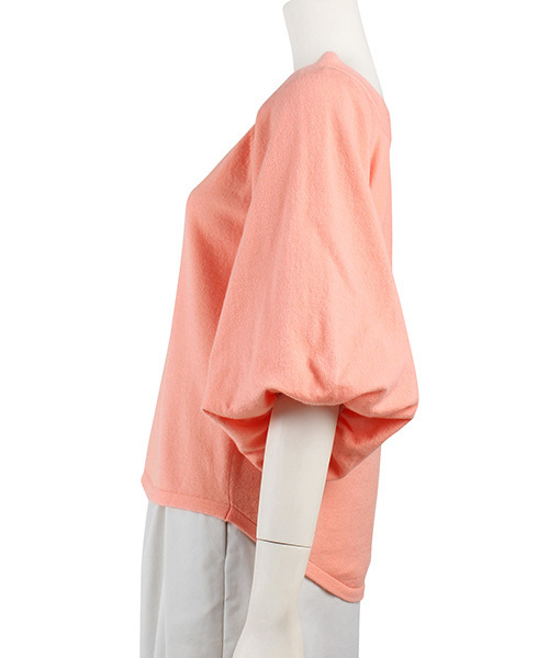 RANDA（ランダ）の「バルーンスリーブプルオーバー（ニット/セーター・レディース・グレー/ブルー/ピンク/ベージュ・FREE）」の5枚目の写真