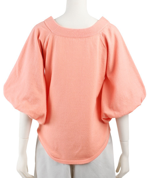 RANDA（ランダ）の「バルーンスリーブプルオーバー（ニット/セーター・レディース・グレー/ブルー/ピンク/ベージュ・FREE）」の7枚目の写真