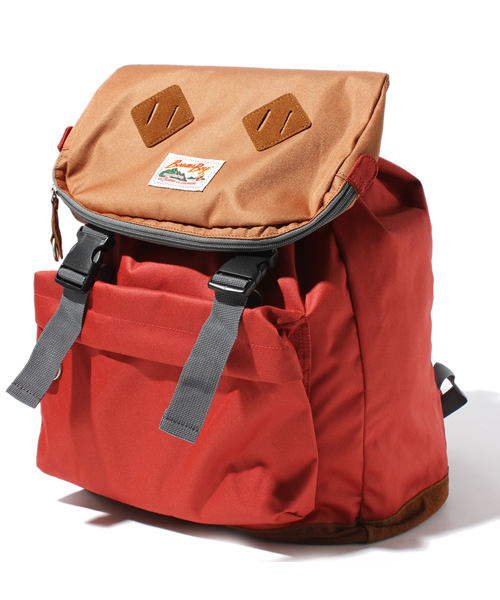 BEAMS BOY（ビームスボーイ）の「BEAMS BOY / 2トーン レトロリュック（バックパック/リュック・レディース・オレンジ系その他/ネイビー・ONE SIZE）」の11枚目の写真