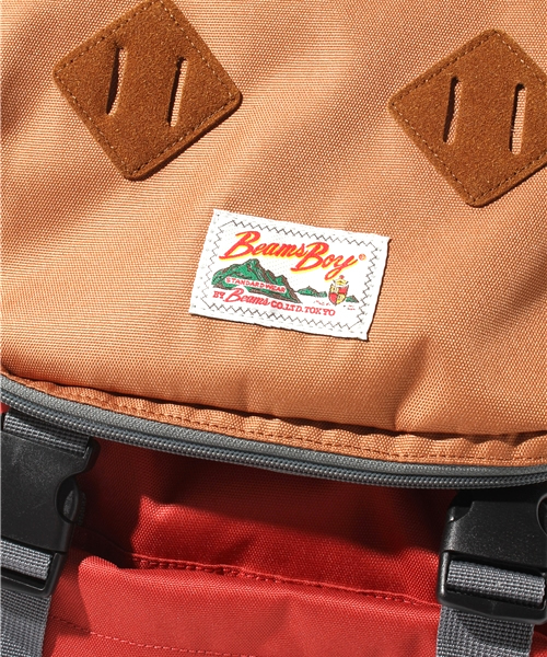 BEAMS BOY（ビームスボーイ）の「BEAMS BOY / 2トーン レトロリュック（バックパック/リュック・レディース・オレンジ系その他/ネイビー・ONE SIZE）」の6枚目の写真