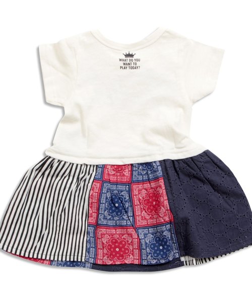 BREEZE(ブリーズ)の「リンクコーデワンピース(ワンピース・キッズ・アイボリー・80/95/140/90/110/130/100/120)」の3枚目の写真