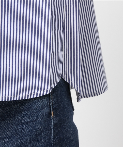 POU DOU DOU（プードゥドゥ）の「オフショルダーフロント刺繍半袖ブラウス（シャツ/ブラウス・レディース・オフホワイト/ピンク/キャメル/ブルー・3）」の11枚目の写真