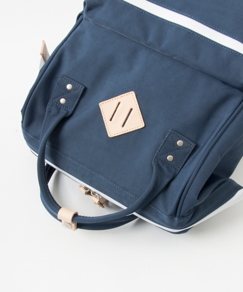 anello（アネロ）の「anello×WORK NOT WORK　別注口金ナイロンツイルデイパック（バックパック/リュック・メンズ・ブラック/ベージュ/ネイビー・FREE）」の16枚目の写真