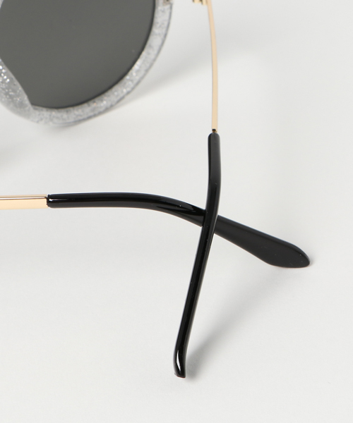 WEGO（ウィゴー）の「WEGO/ラメラウンドサングラス（サングラス・メンズ・パープル/ベージュ/サックスブルー/ピンク/ホワイト系その他・FREE）」の10枚目の写真